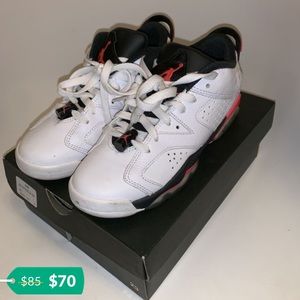Y Air Jordan Retro Low BG white/infrared 23-black